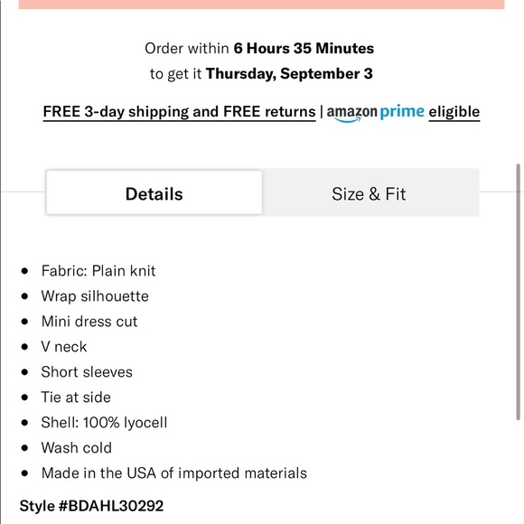 Bella Dahl Flowy Wrap Dress - Picture 7 of 10